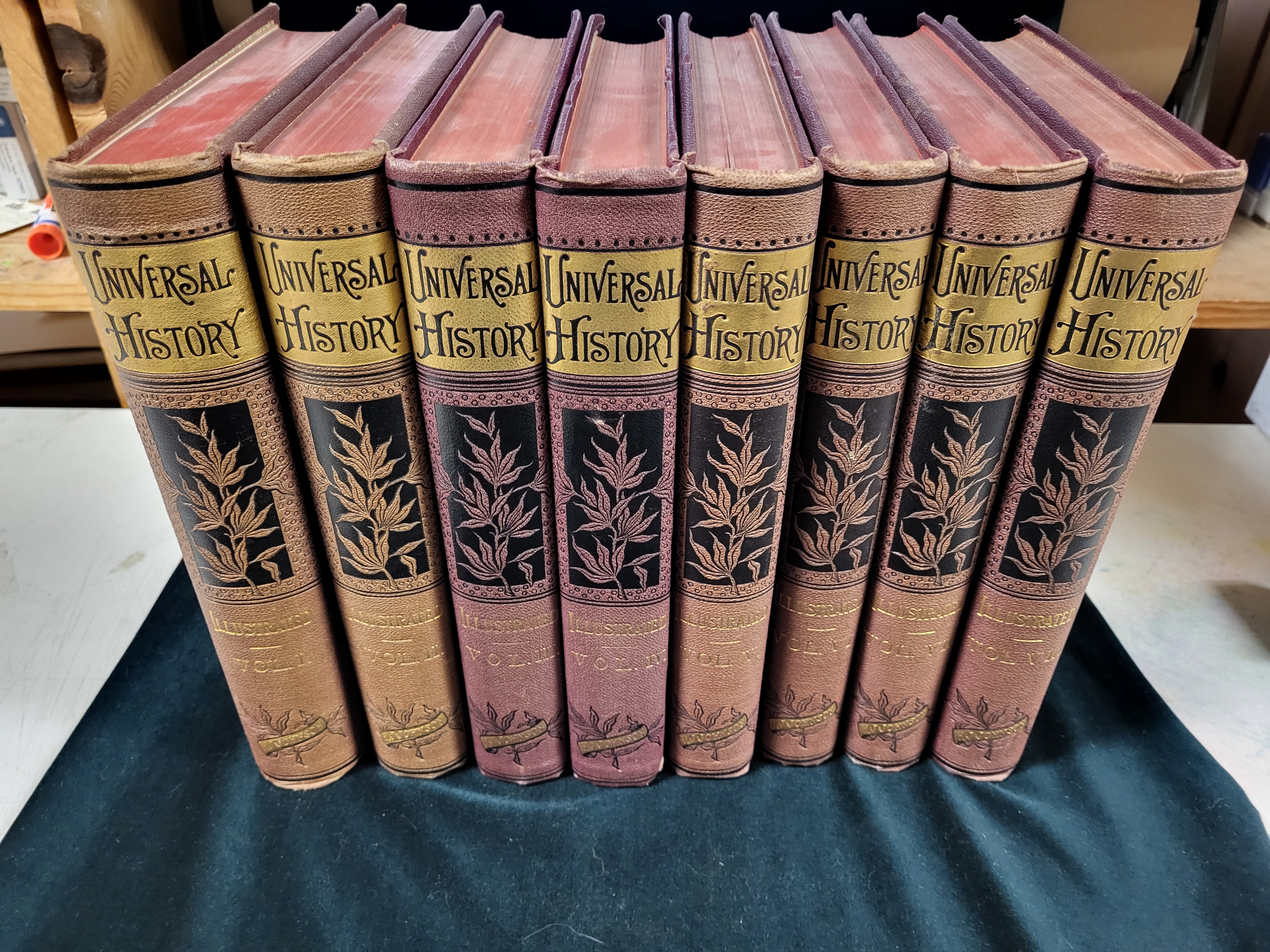 Treasury of Universal History, or, Historic Record of all Nations. From the Earliest Period to the Present Time [Complete in 8 volumes]