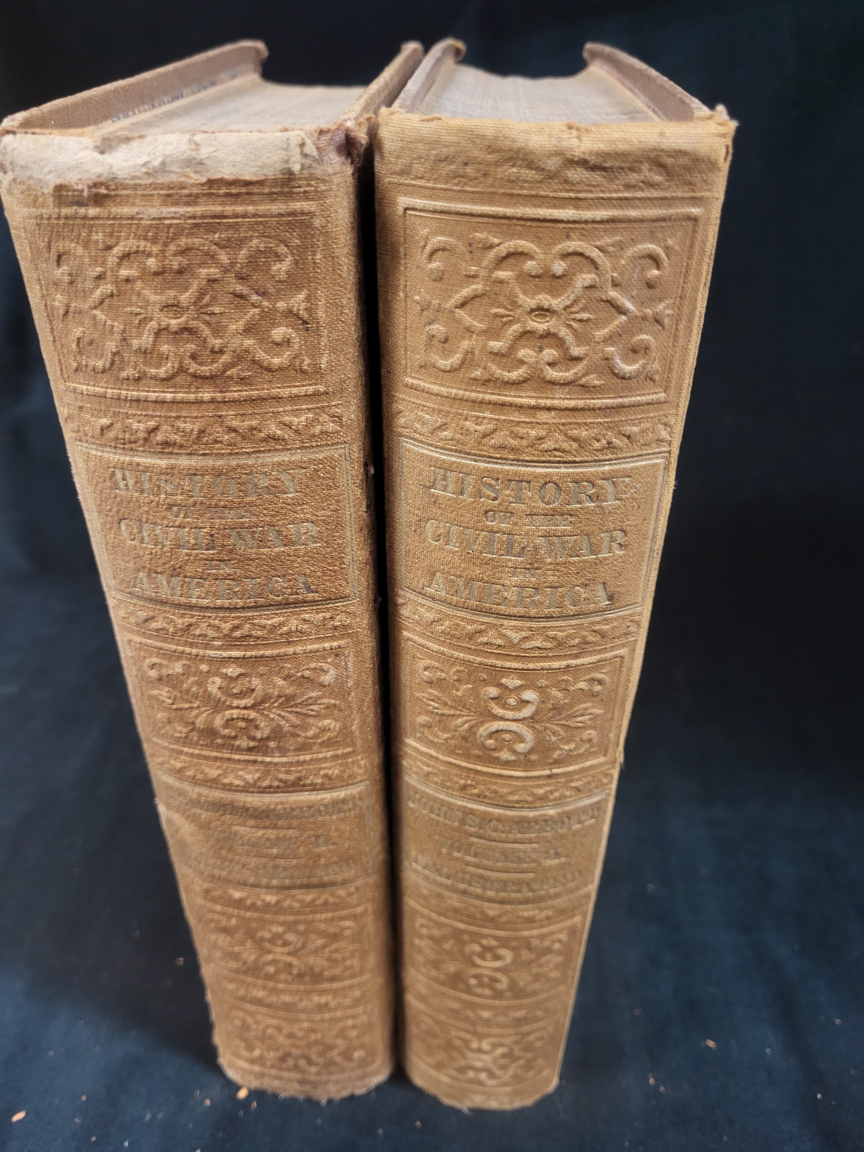 The History of the Civil War in America; Comprising a Full and Impartial Account of the Origin and Progress of the Rebellion, of the Various Naval and Military Engagements,. [Two Volumes Complete]